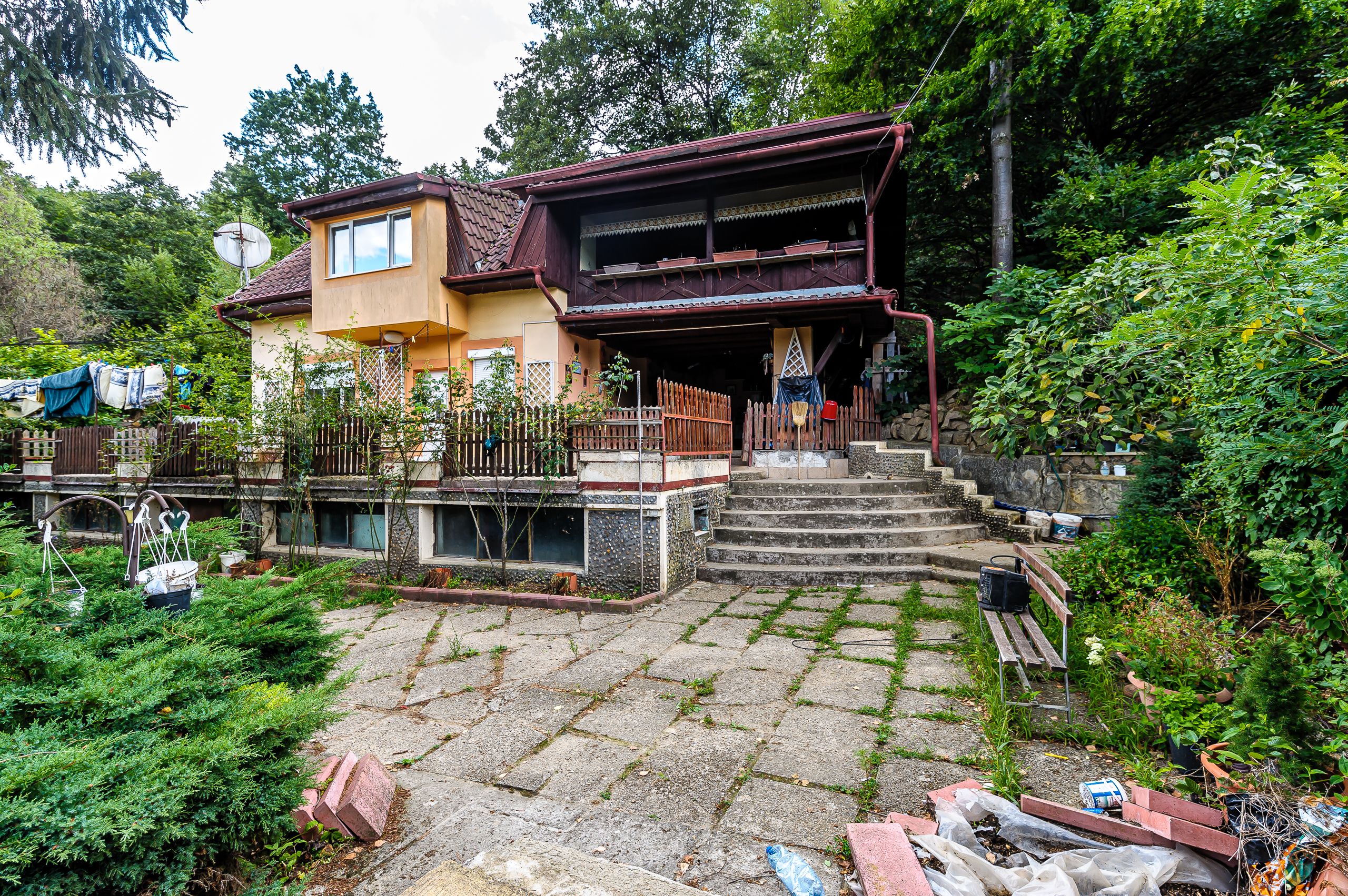 PROPRIETATE VÂNDUTĂ Casă conac cu 15.000 mp deal împădurit la Barațca, — fotografia 3