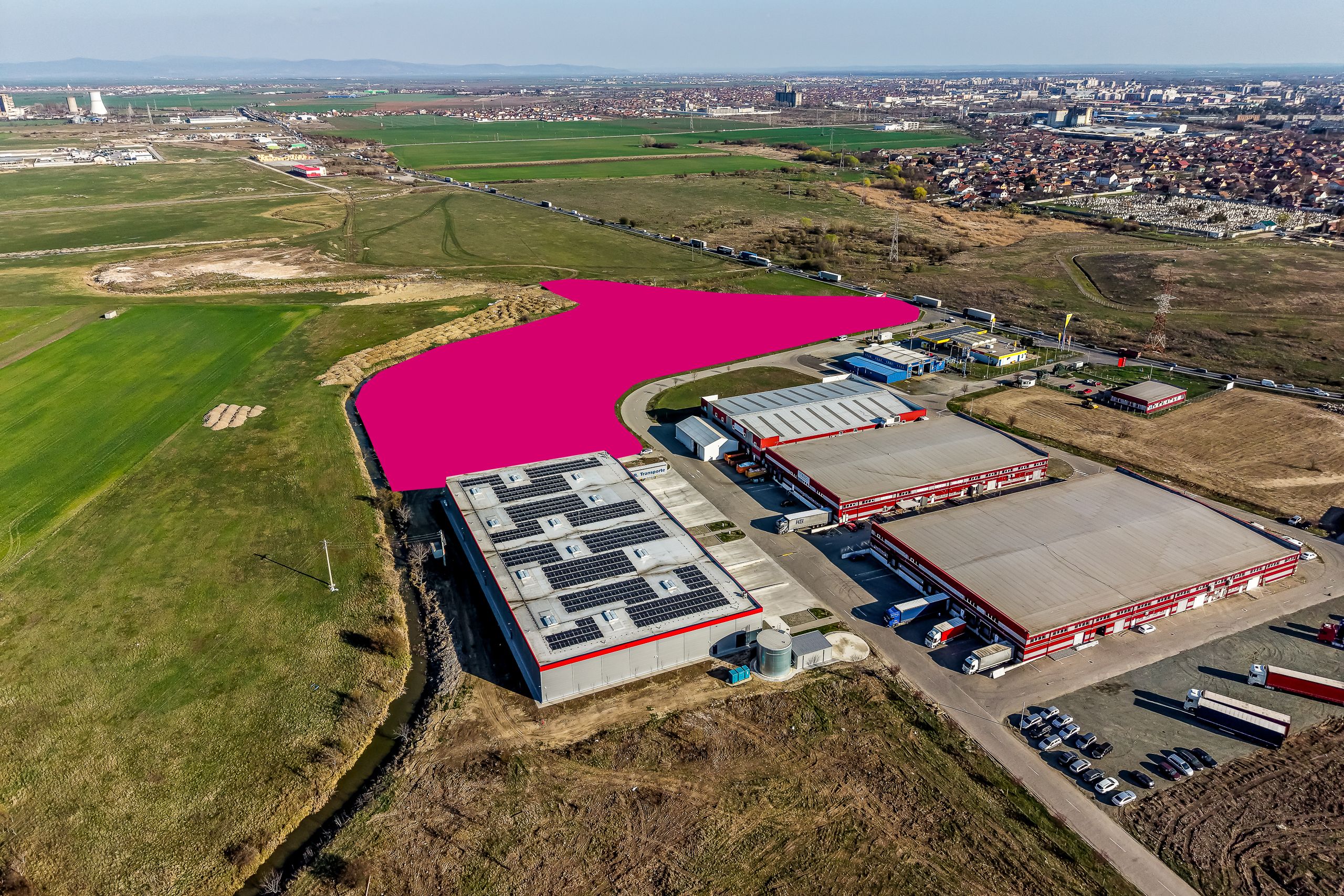 Imagine 1 - Teren industrial 28812 mp în Parcul Industrial UTA2 Arad