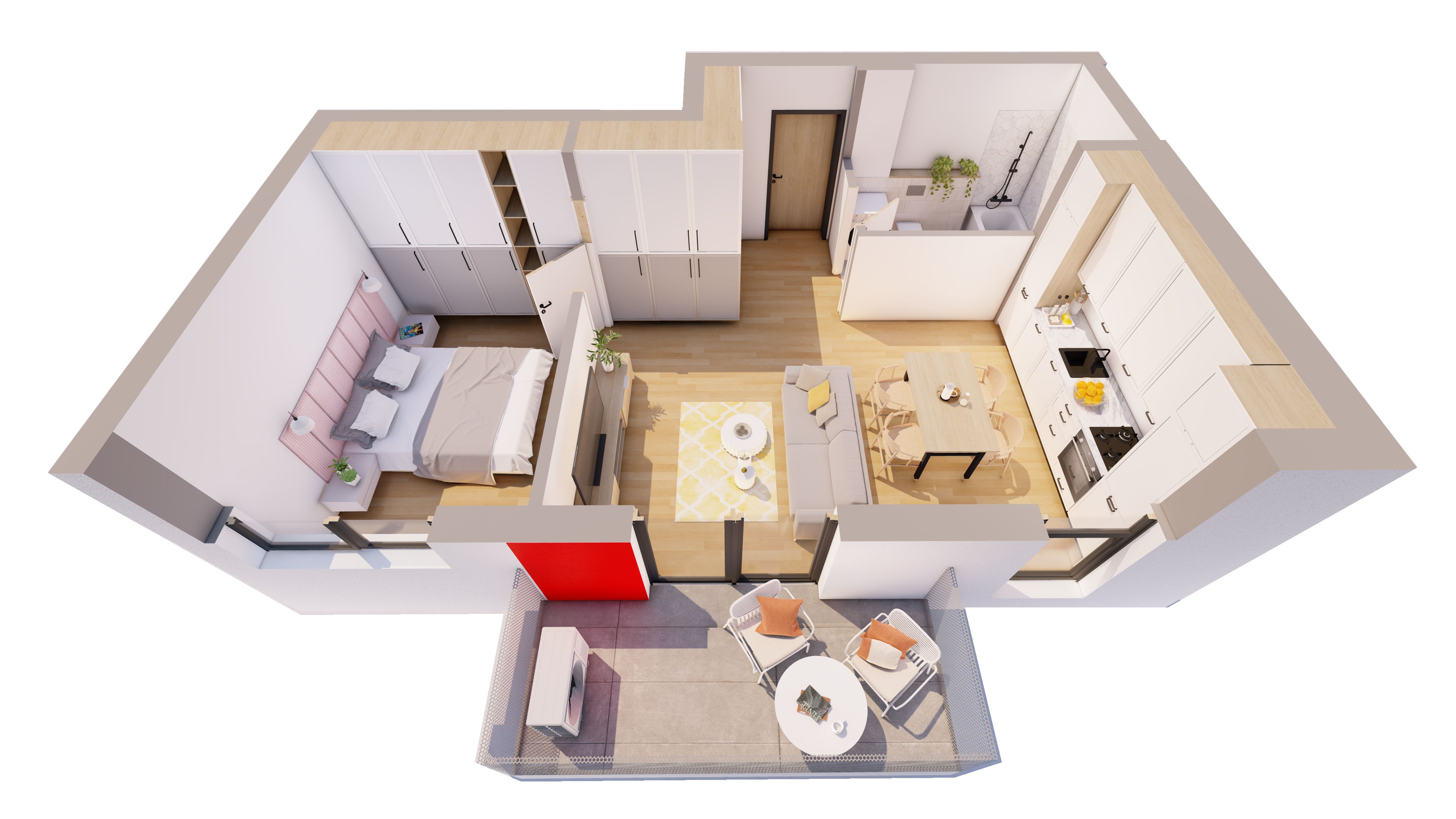 Apartament 2 camere ARED - direct de la dezvoltator — fotografia 8