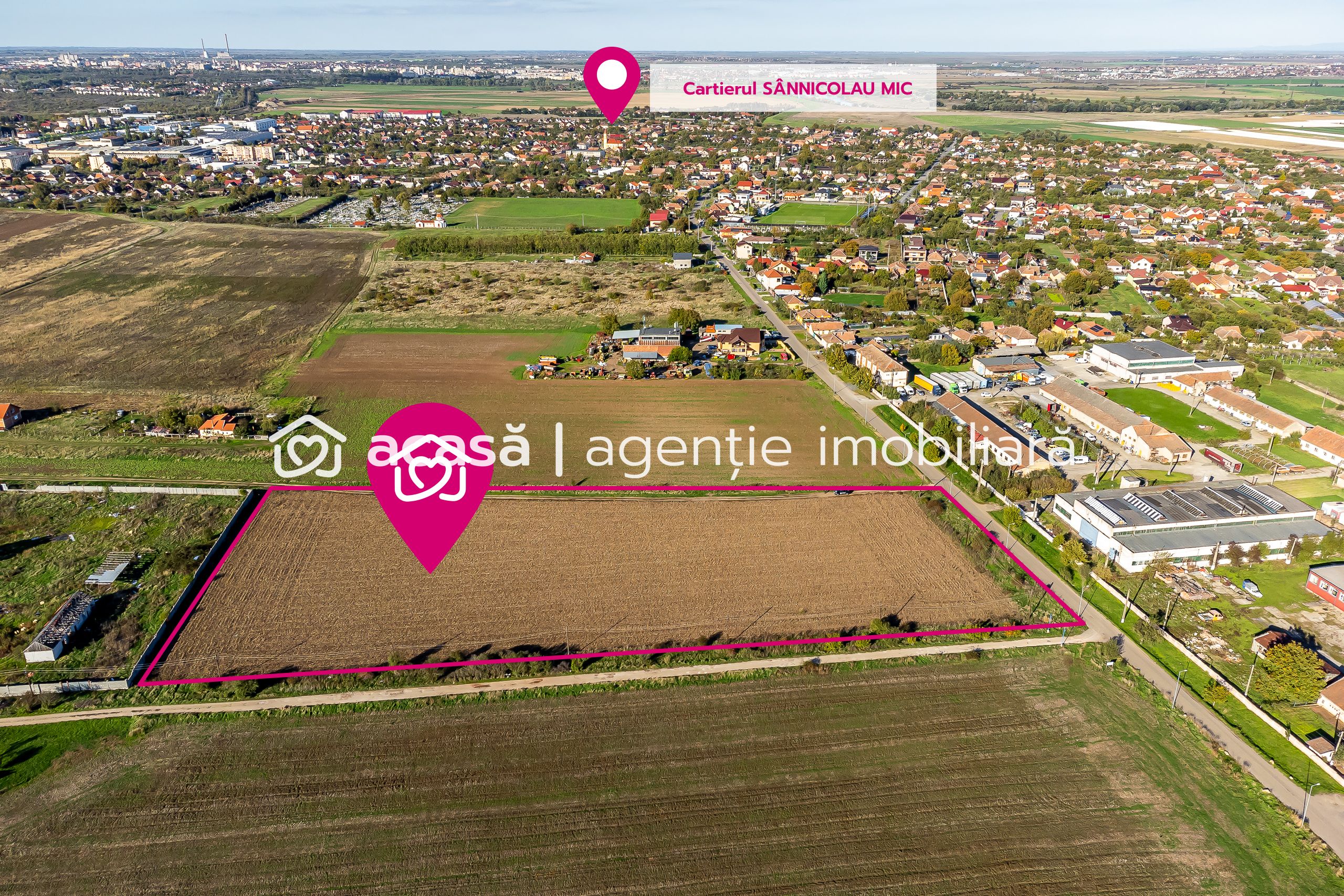 19 800 m2-es építési telek Kisszentmiklóson (Sânnicolau Mic)