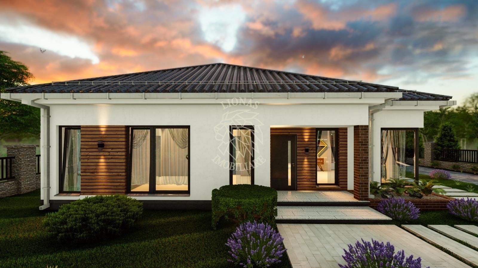 Casa 4 camere 109 mp-teren 500 mp-terasa-Valea Sigmirului