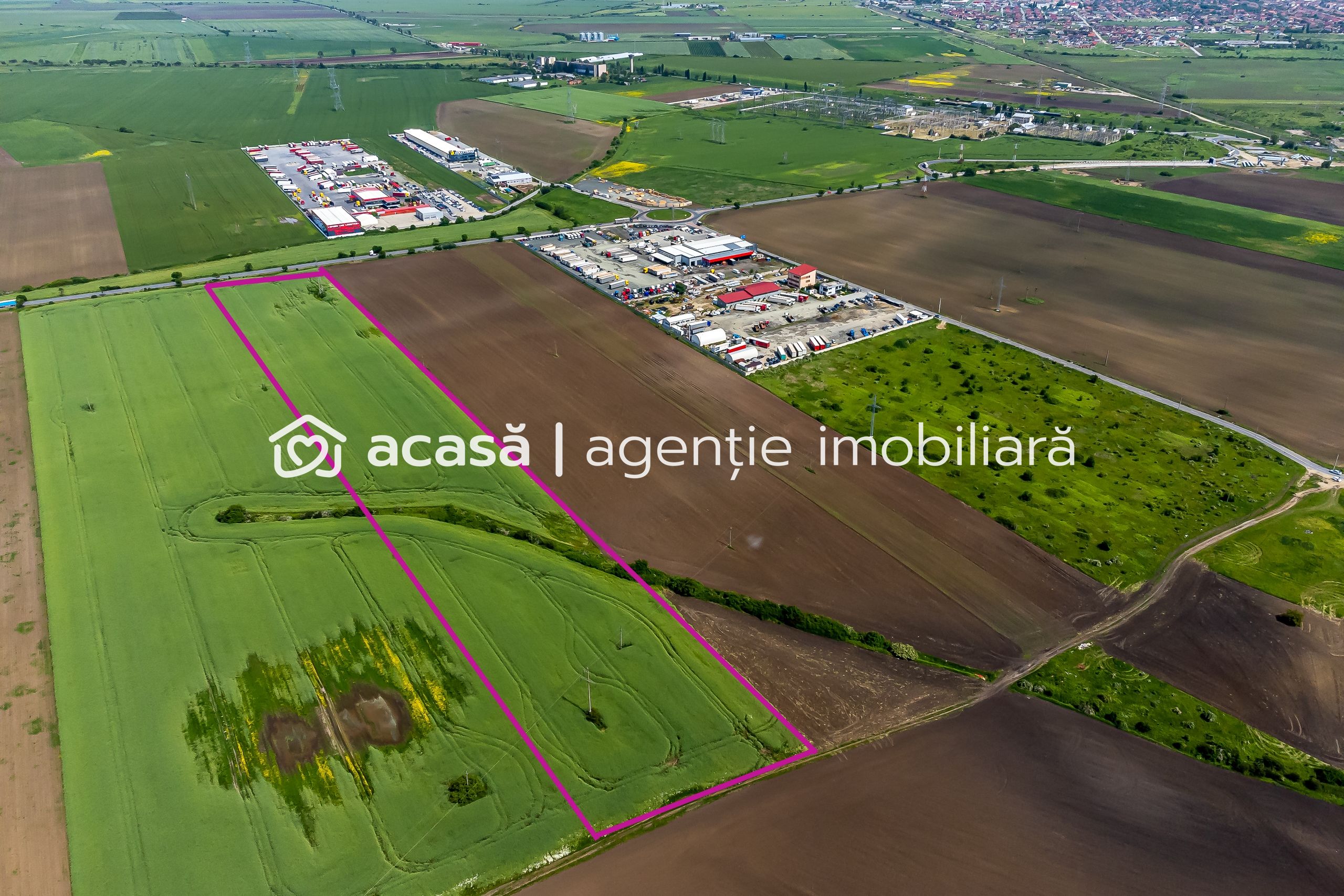 Belterületi telek, jóváhagyott PUZ-zal, az Aradi Északi körgyűrűnél