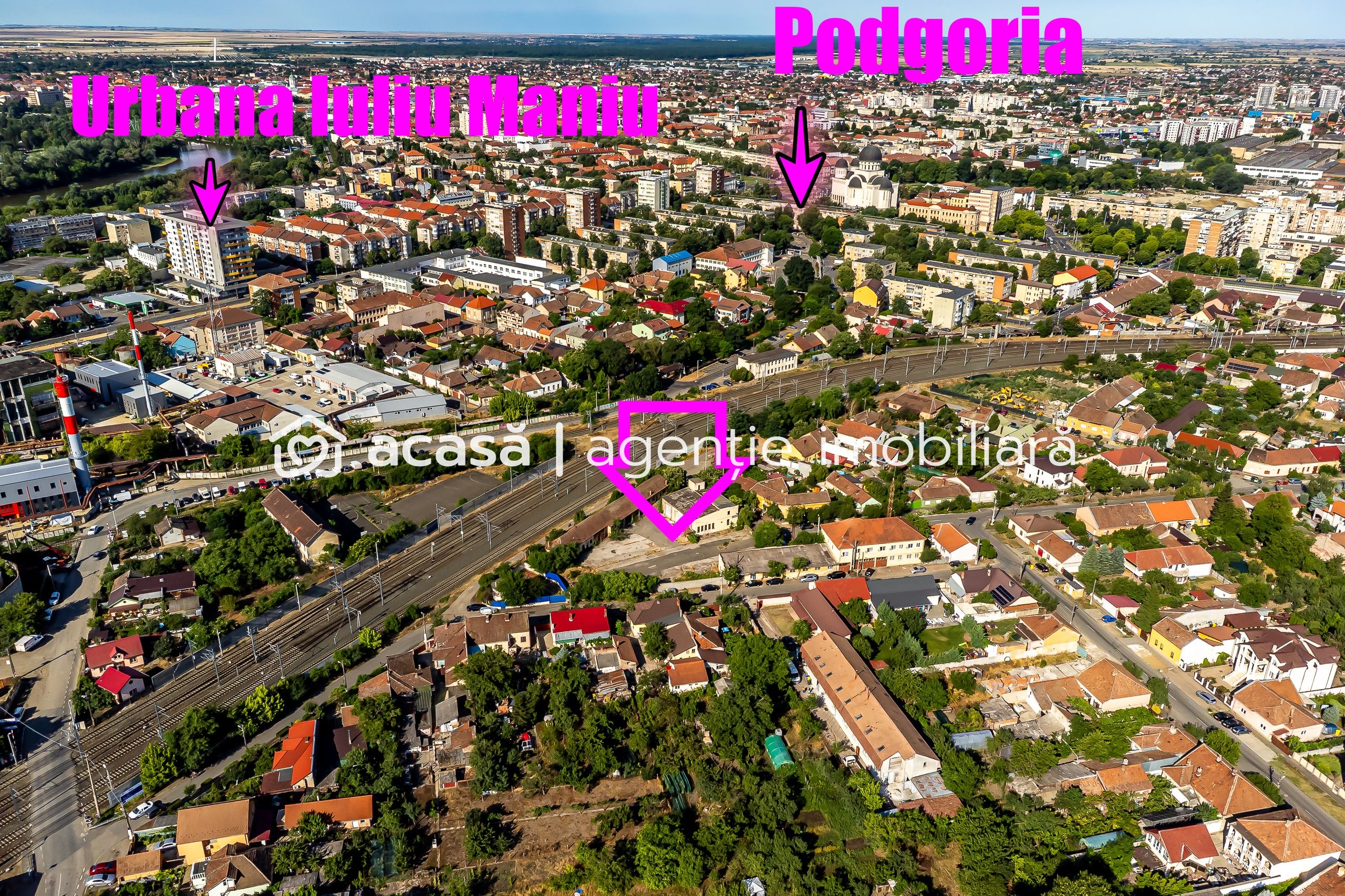 3151 m2-es telek, közel Arad központjához