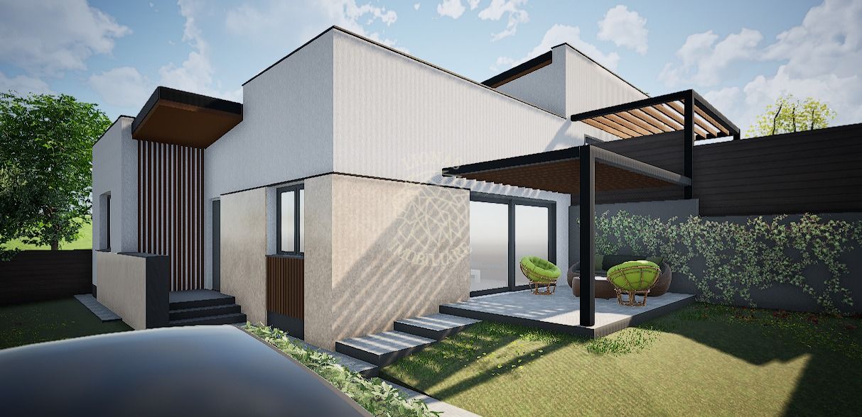 Casa Finisata 3 camere 71 mp+terasa 15 mp-curte-Zona Valea Ghinzii