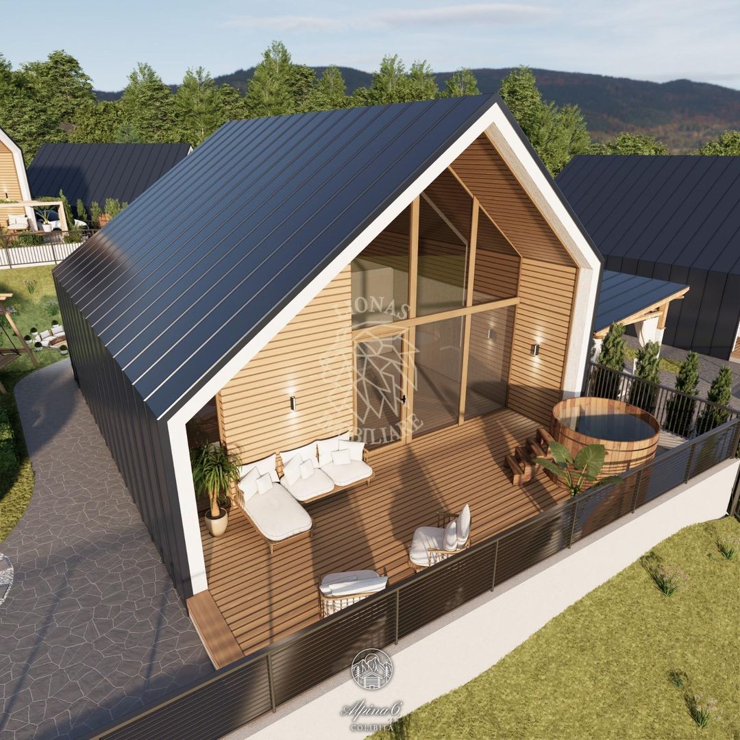 Teren 551mp cu Proiect Resort exclusivist-panorama lac Colibita