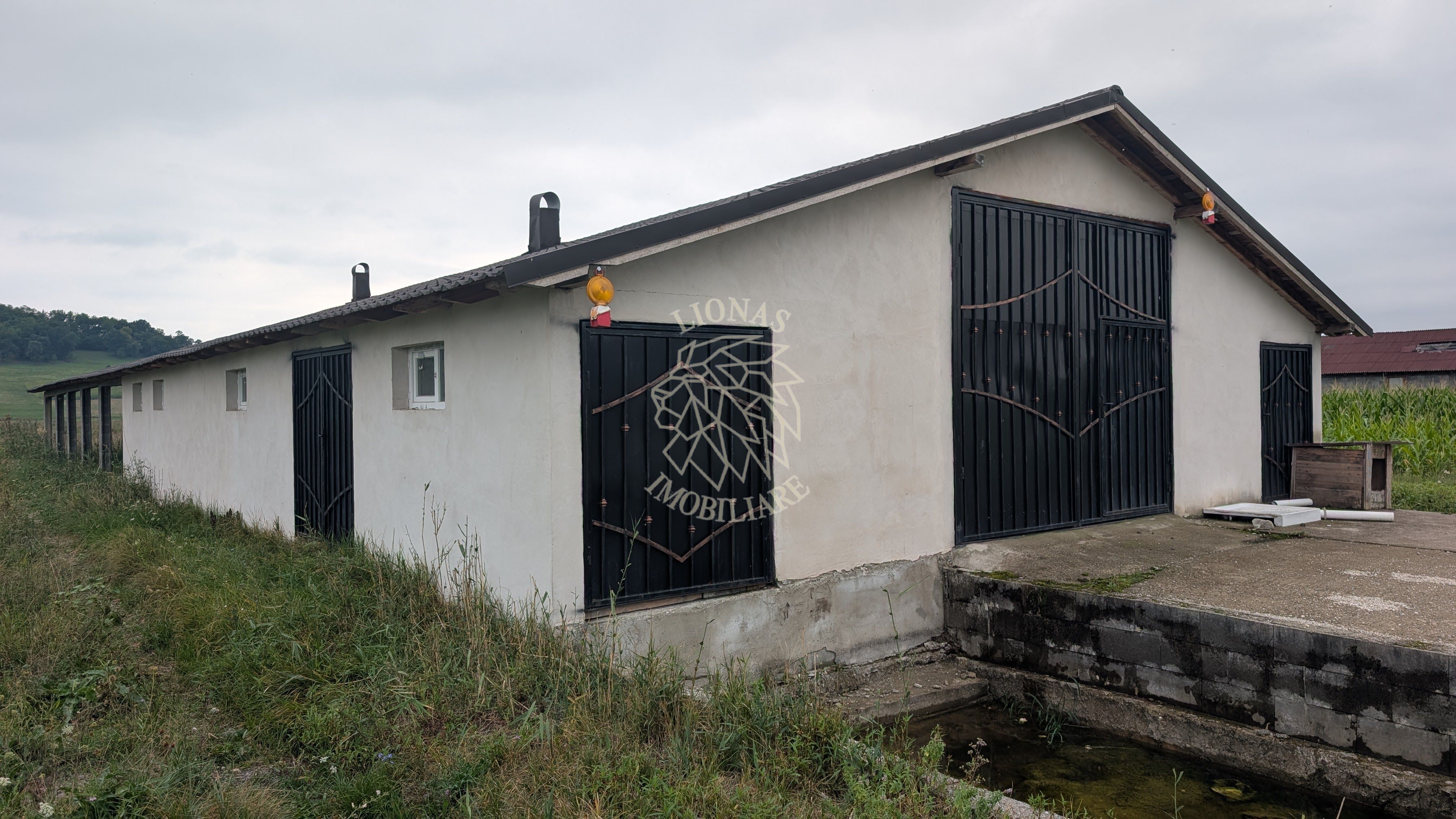 Hala Noua 400 mp-teren 4000 mp-ideal ferma, productie-Cepari