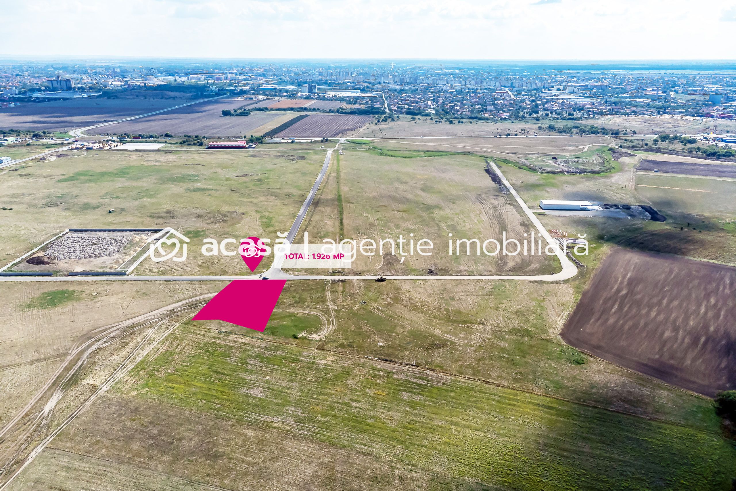 Lehetőség – Ipari telek 1.926 m² az Arad Nyugati körgyűrű közelében