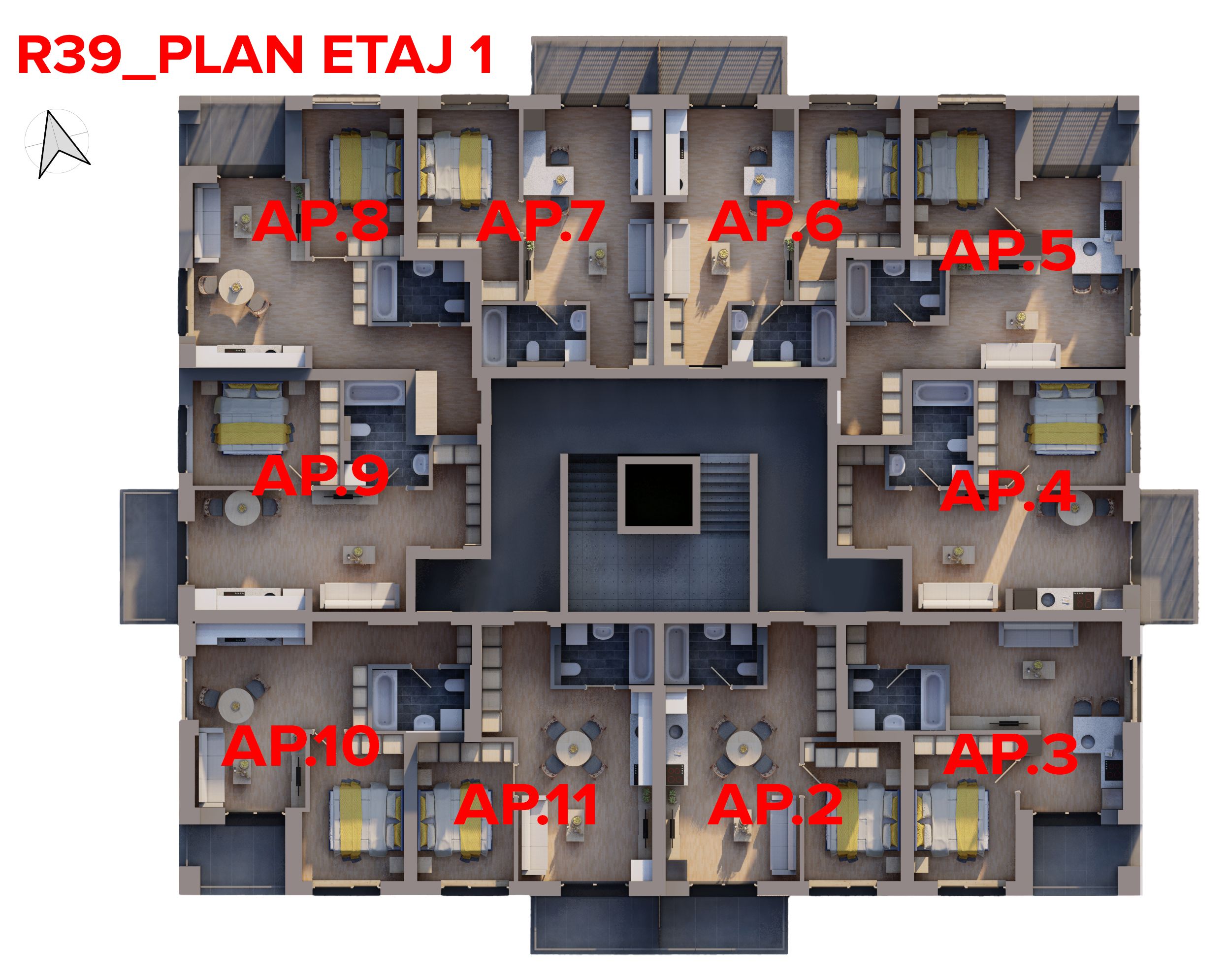 Apartament nou ARED, 44 mp utili – Direct de la dezvoltator — fotografia 6