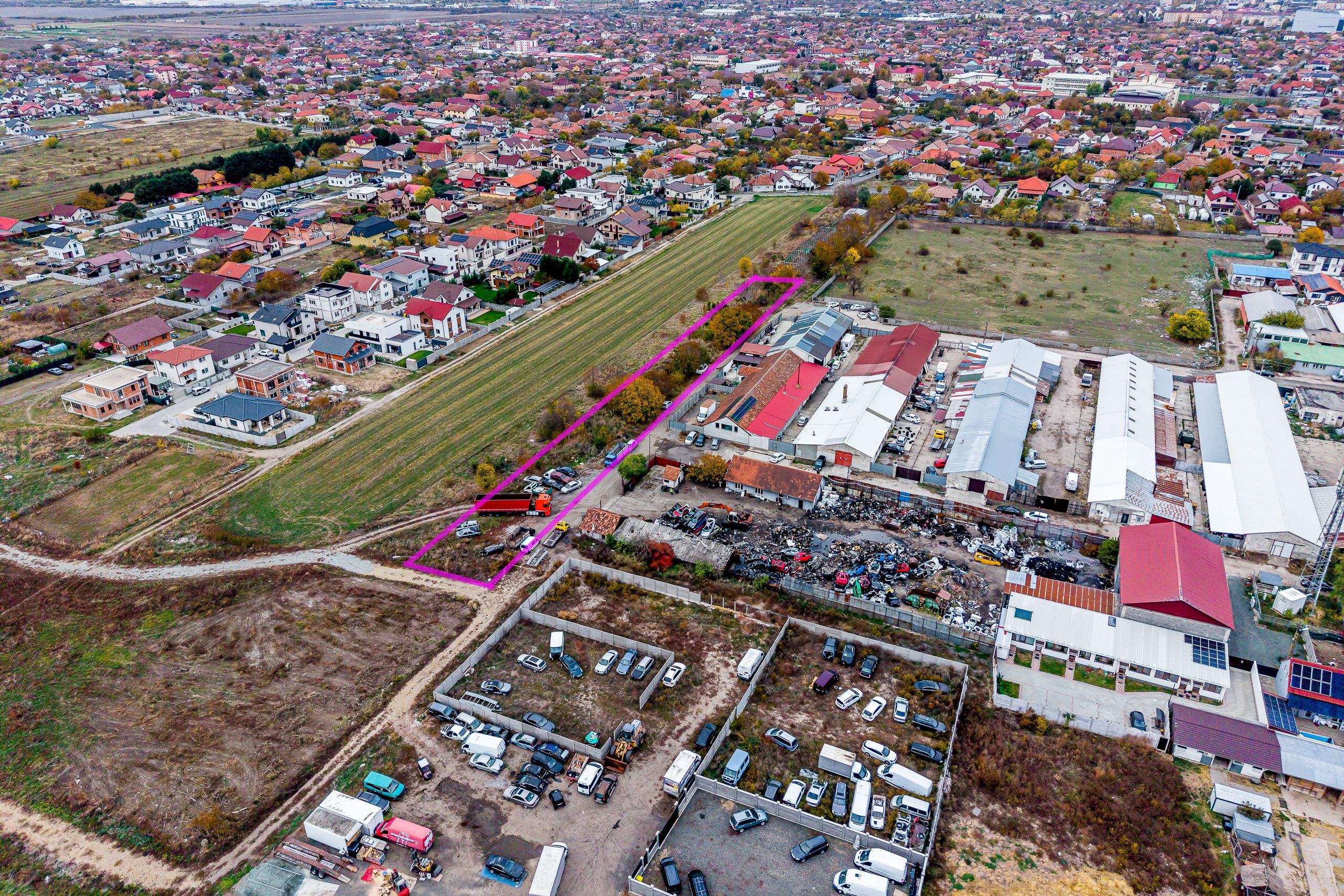 Teren de 2500 mp cu posibilitate de parcelare în Bujac Arad — fotografia 3