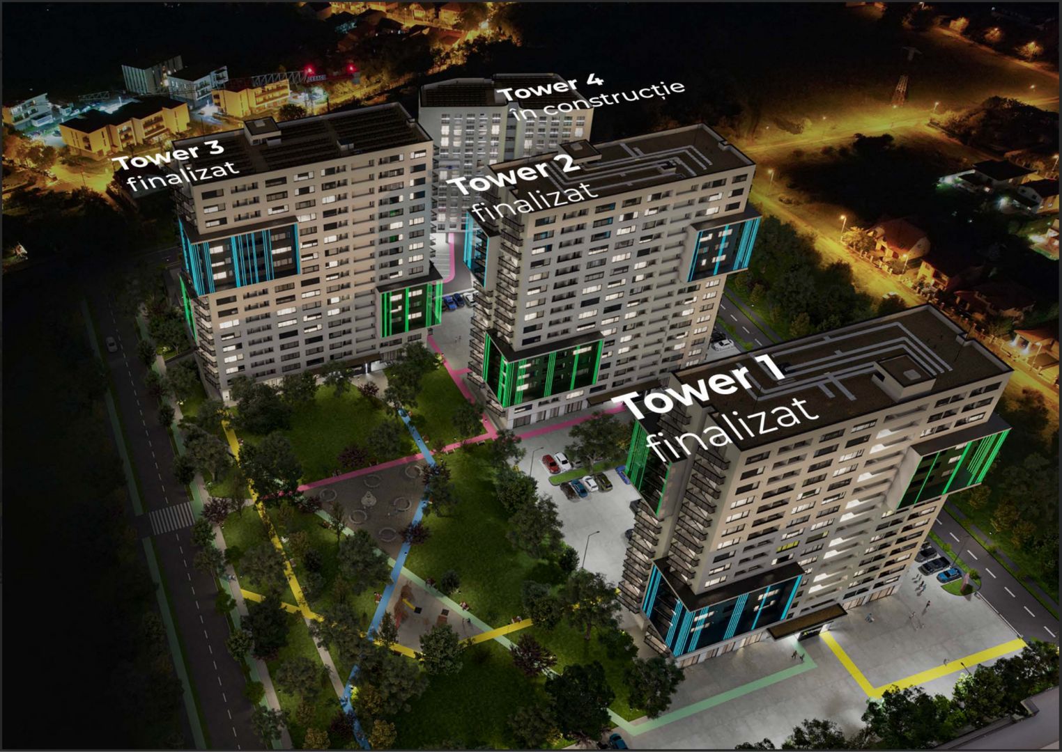 Apartament cu 3 camere in X-city Towers Direct de la dezvoltator — fotografia 5