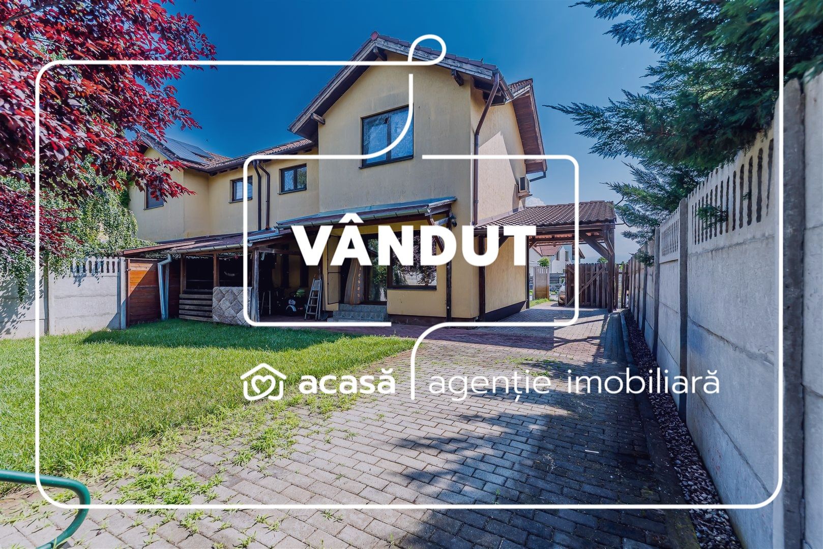 VANDUT! Casa tip duplex - teren 349 mp - Via Carmina - COMISION 0 — fotografia 1