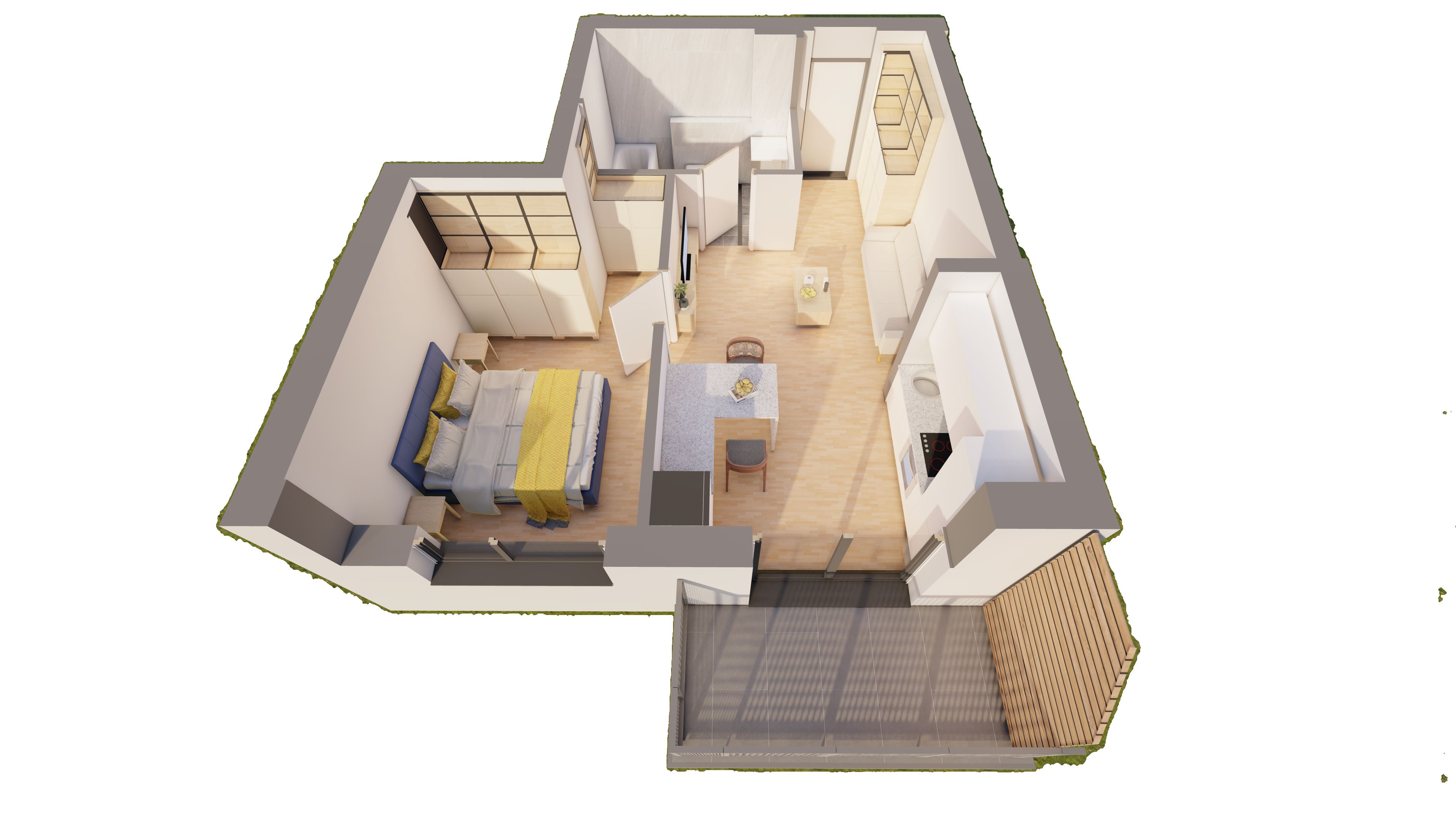 🏡 Apartament nou cu 2 camere în ARED City | Bloc R39, ap 6 — fotografia 2