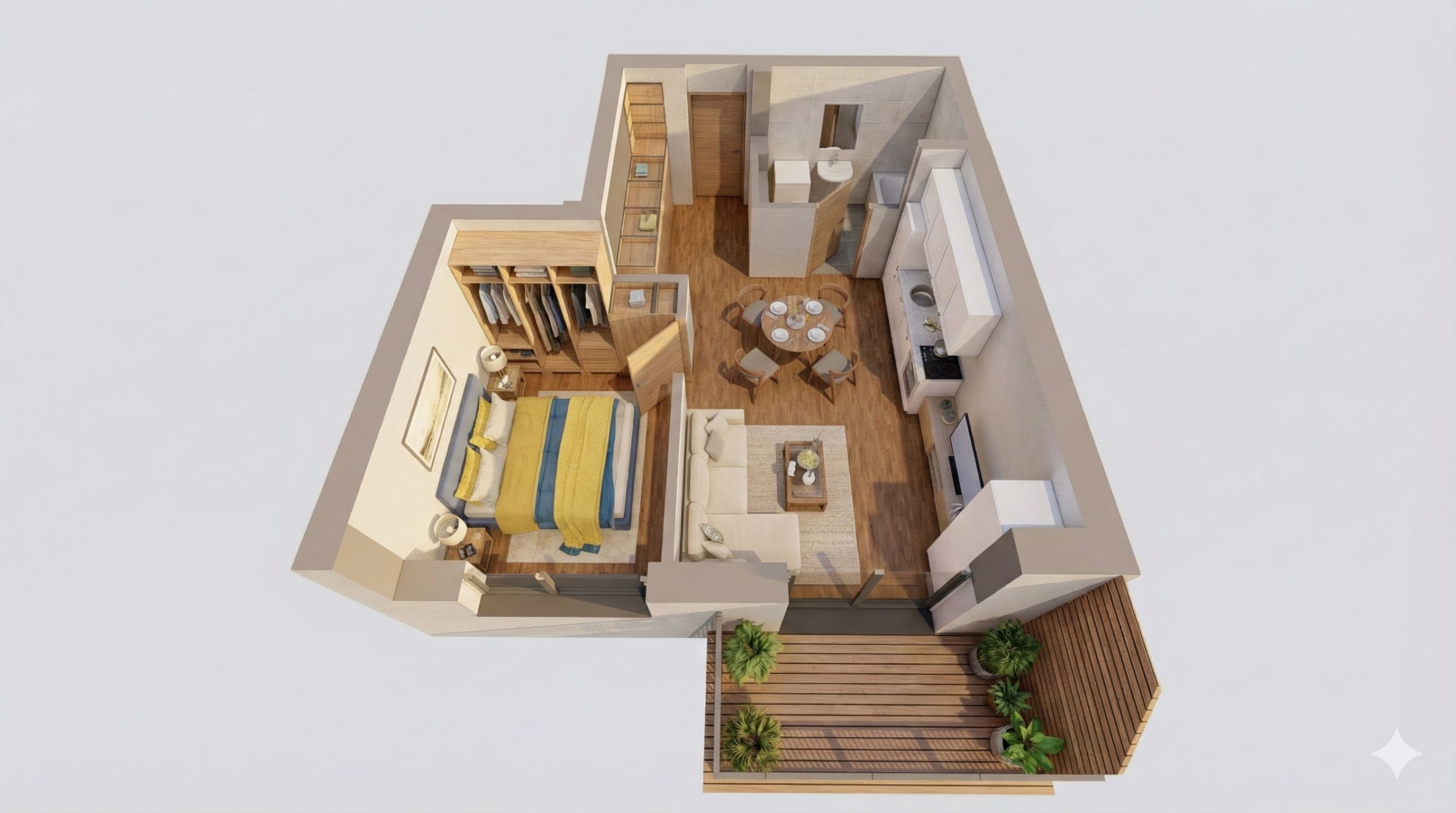 Apartamente noi cu 2 camere în ARED AFI – Cel mai mic preț, comision 0 — fotografia 2