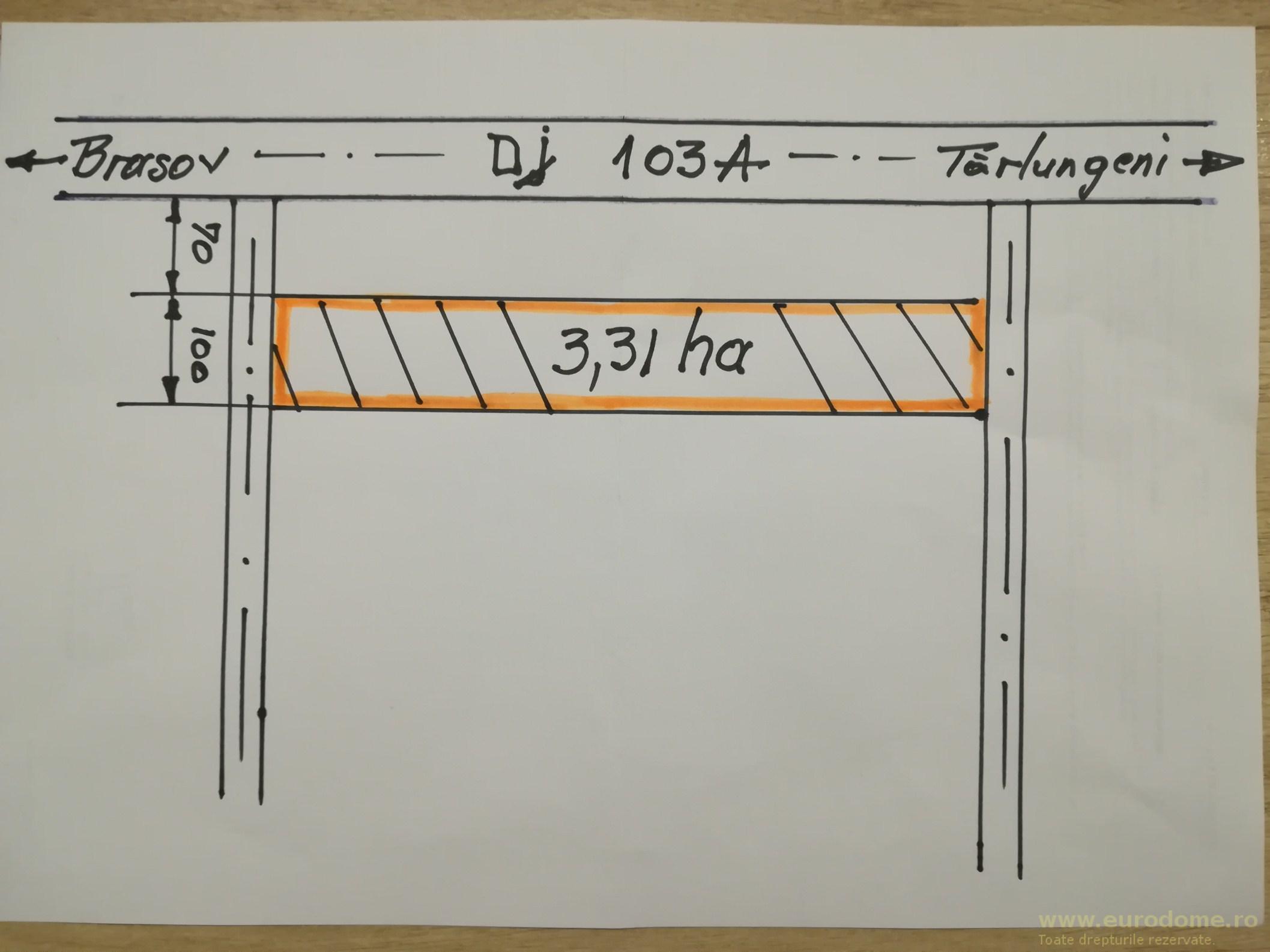 Teren la DN Brașov-Tărlungeni - foto 3