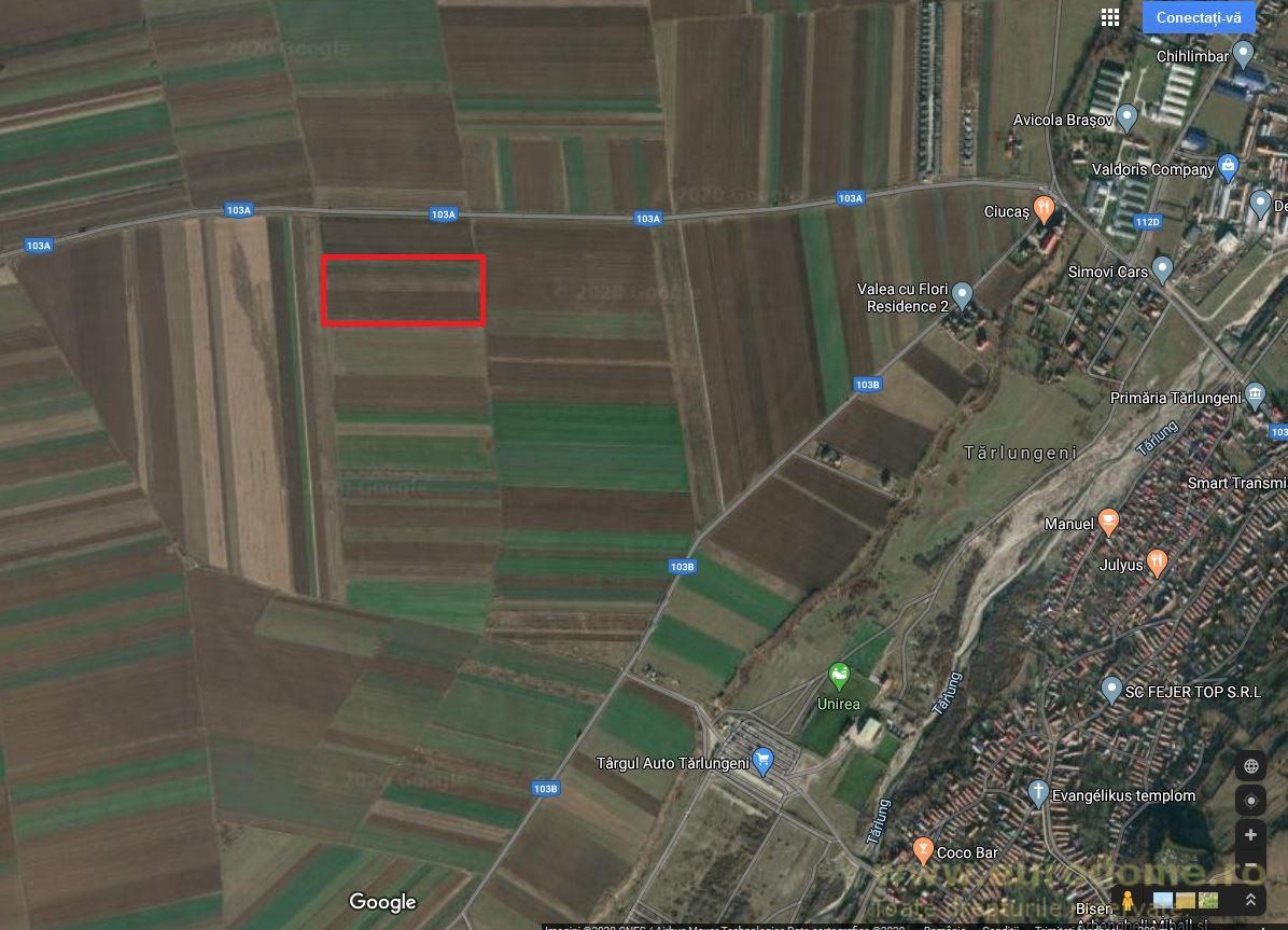 Teren la DN Brașov-Tărlungeni - Tarlungeni