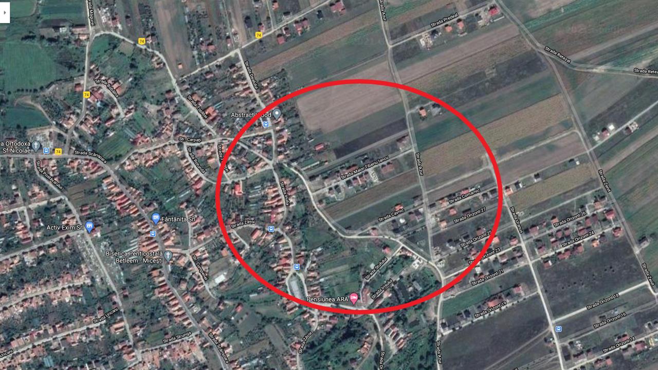 Teren intravilan Micesti460 mp langa cartier Orizont - Alba Iulia