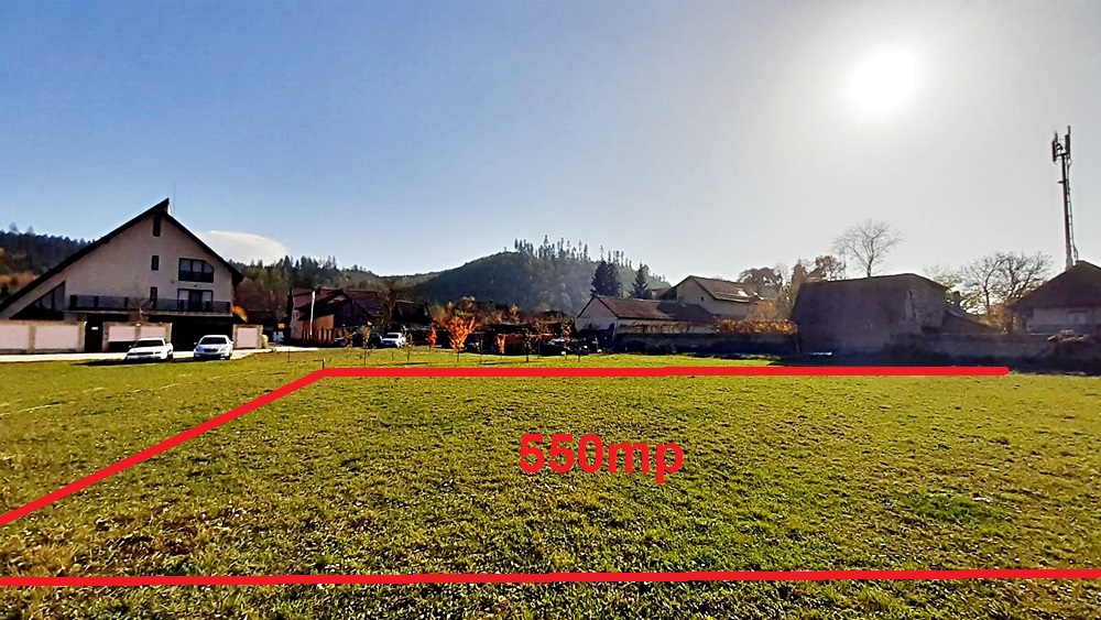 Cristian, teren 550mp, intre case, 80 euro/mp - foto 3