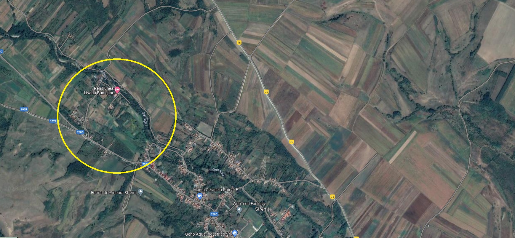 Teren intravilan de vanzare, 9.000mp, comuna Stremt - foto 3