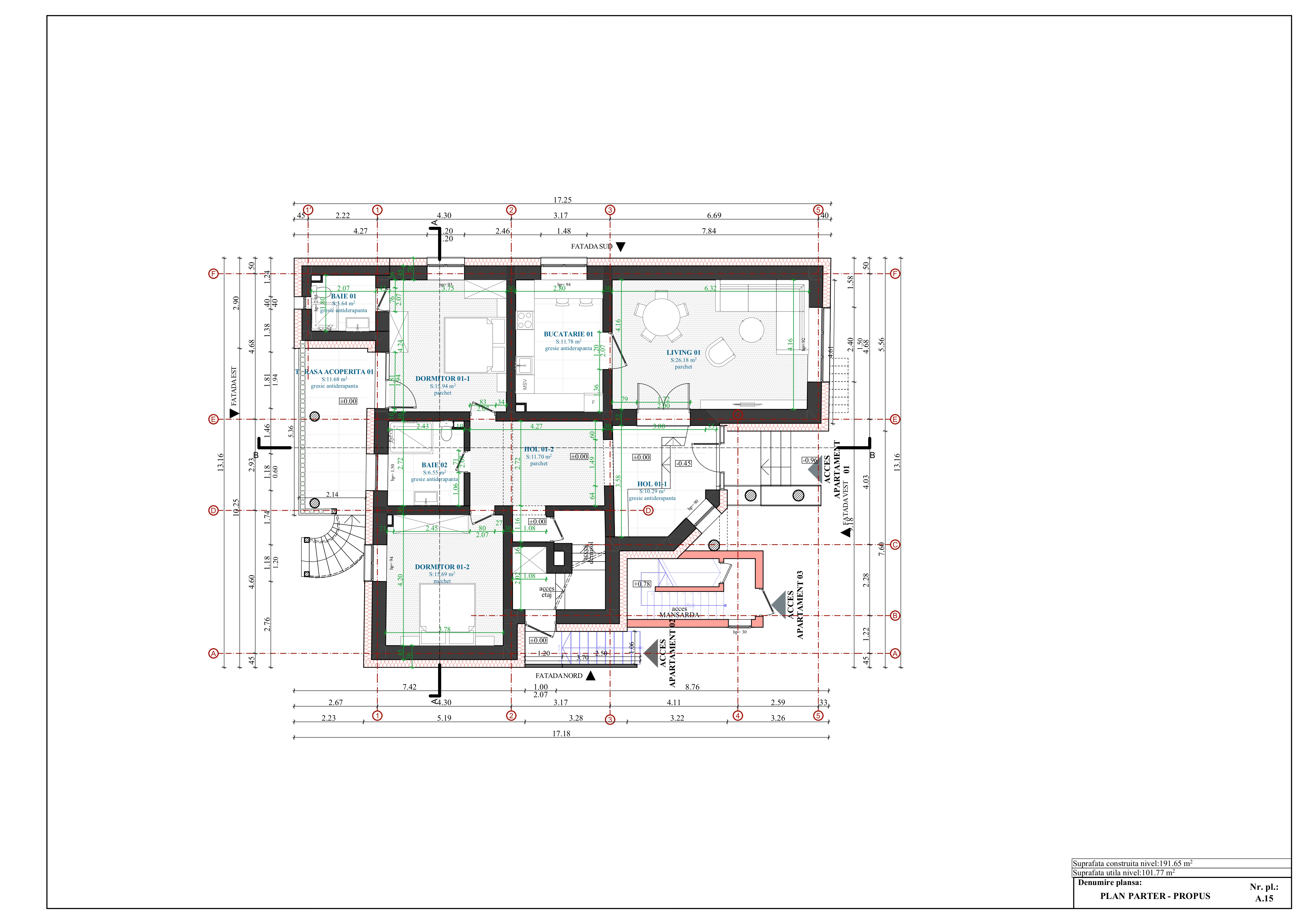 Apartament la casa, cu subsol, curte, gradina, 3 camere, 102 mp utili - foto 2