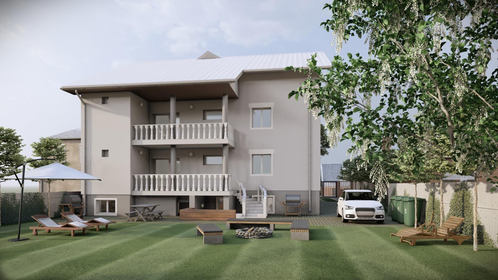 Apartament la casa, cu subsol, curte, gradina, 3 camere, 102 mp utili - foto 3