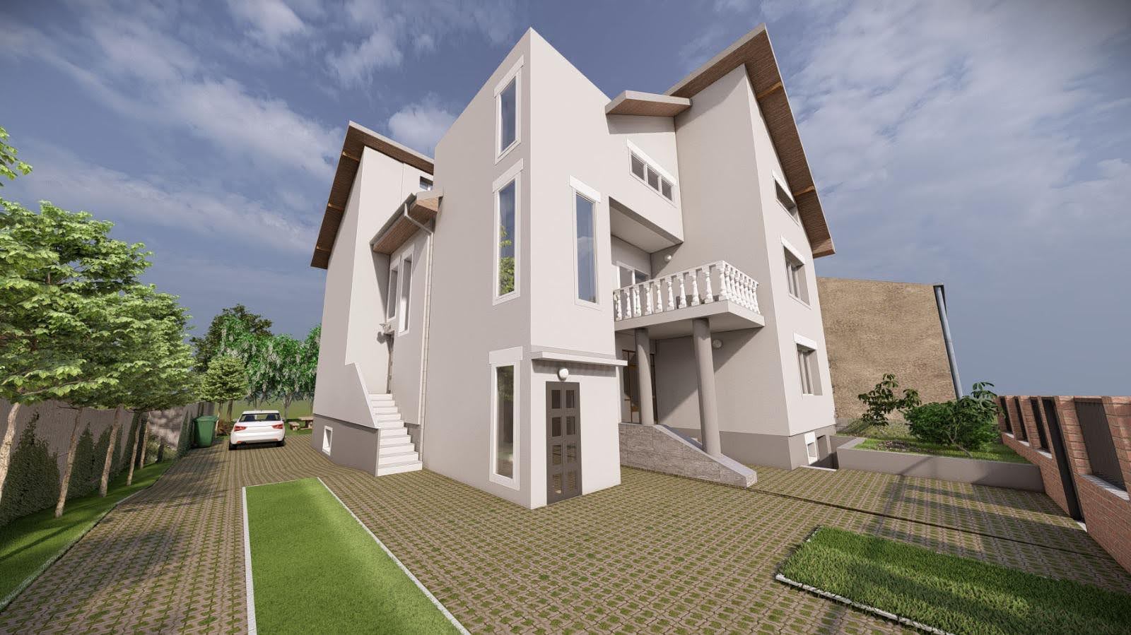 Apartament la casa, cu subsol, curte, gradina, 3 camere, 102 mp utili - Alba Iulia