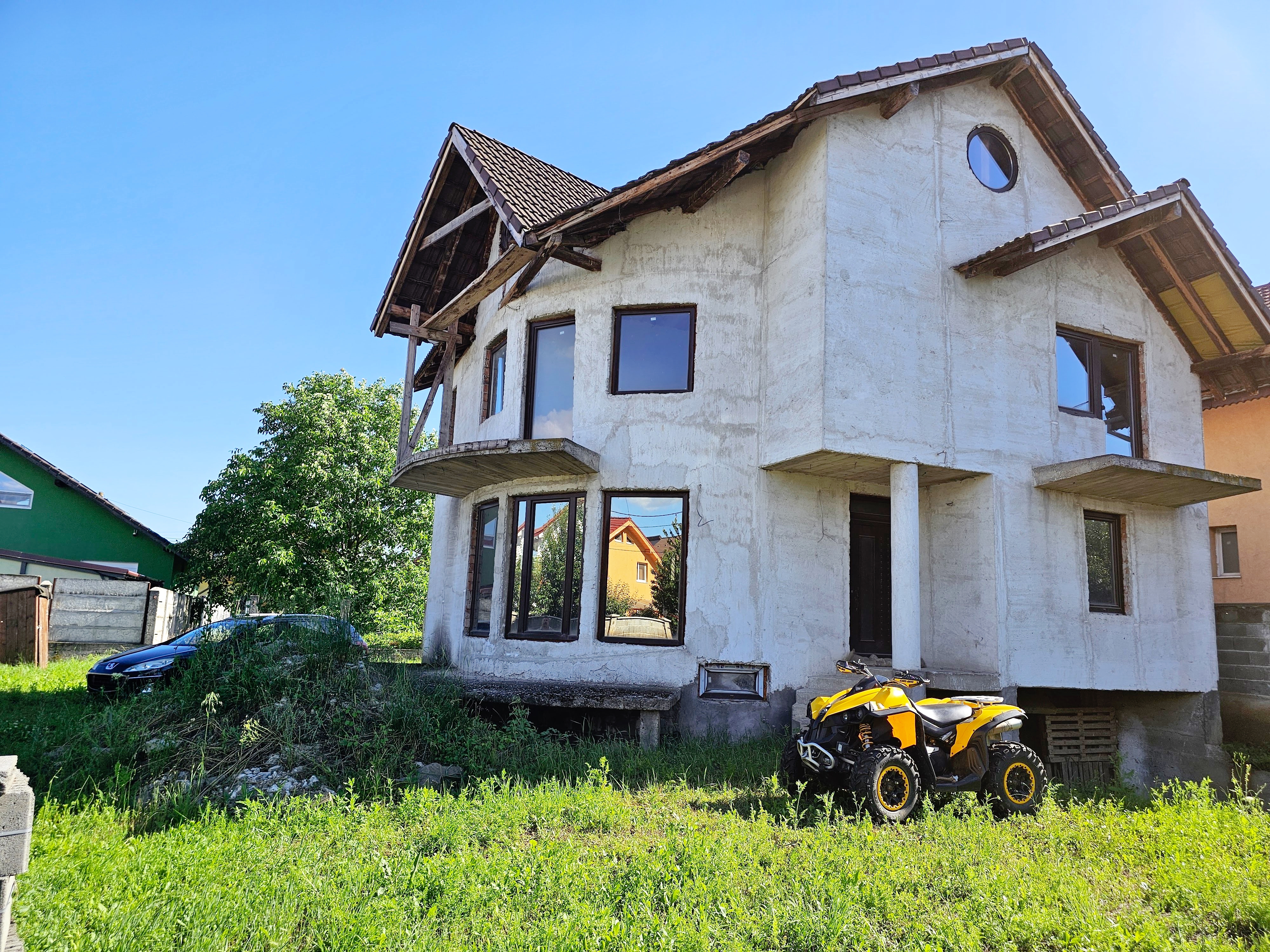 Casa la gri, S+P+M, 4 camere, 500 mp teren, Cetate, toate utilitatile - Alba Iulia