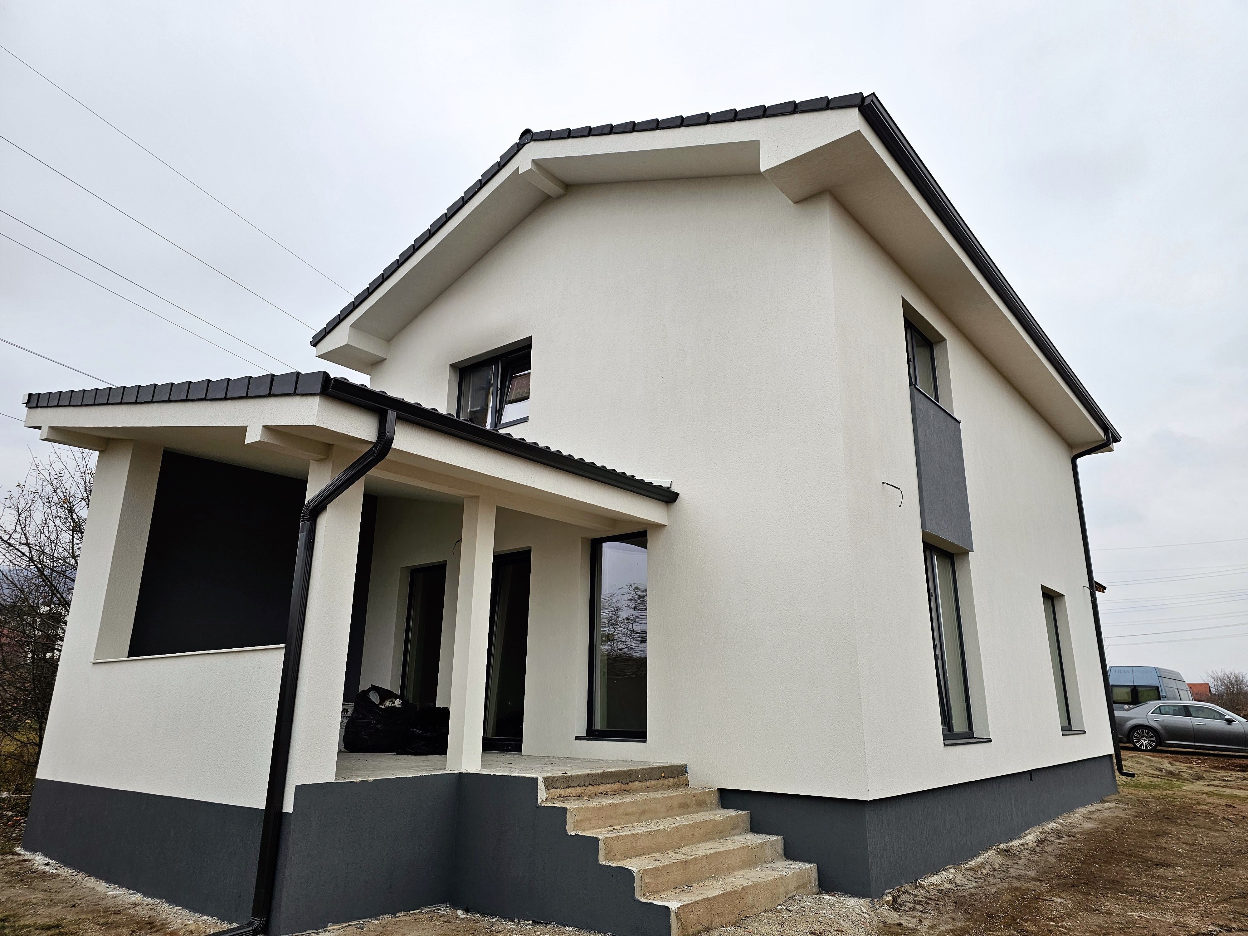 Casa semifinisata, 4 camere, 3 bai, 339 mp teren, zona Valea Popii - foto 2