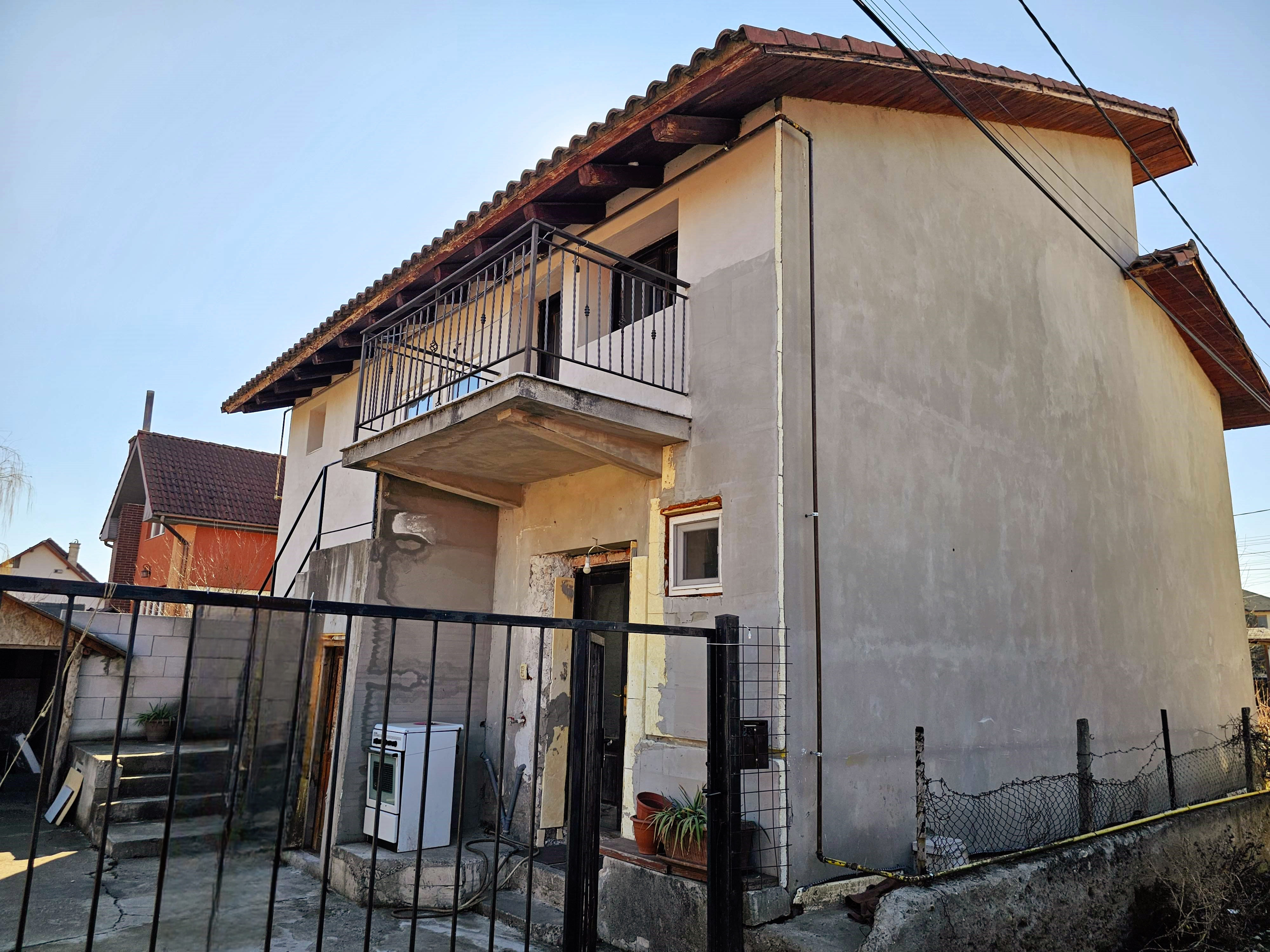 1/2 Duplex, 4 camere, 300 mp teren, toate utilitatile, Cetate - foto 2