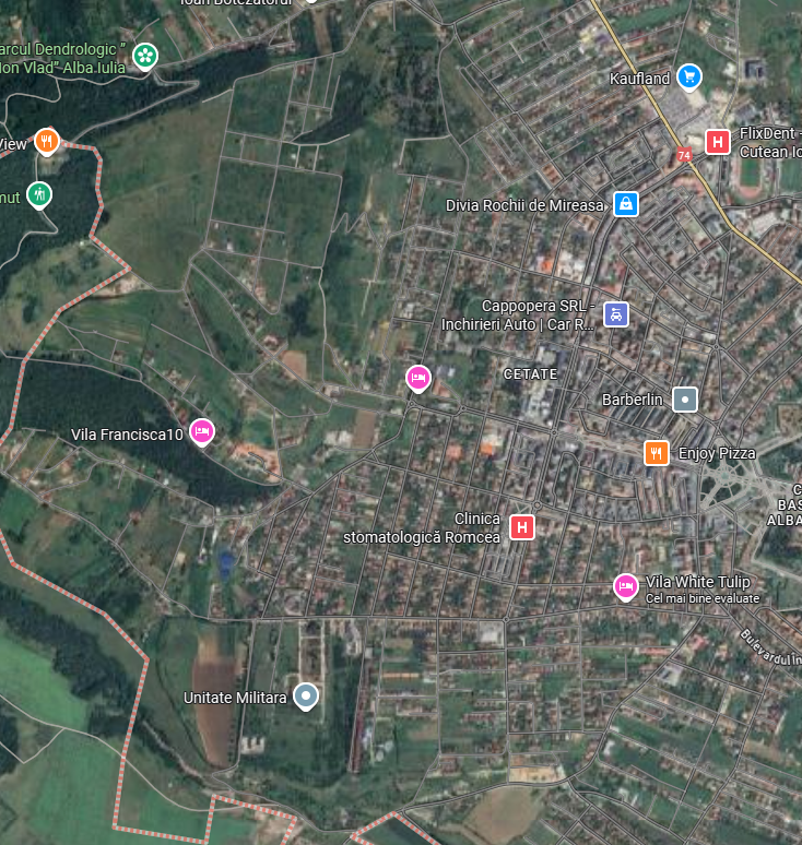 Teren 1068 mp, Toate Utilitatile, Zona Cetate Schit - Alba Iulia