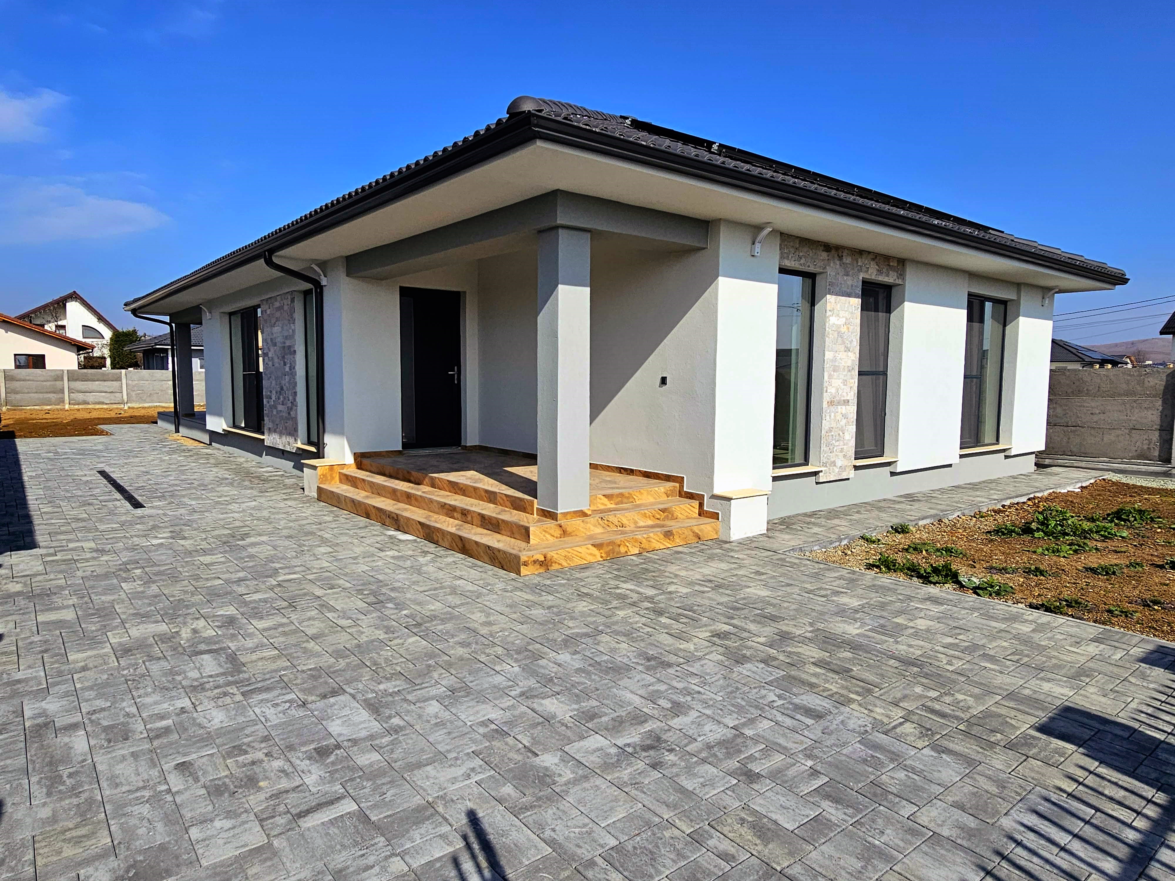 Casă 4 Camere, semifinisata, 116 mp utili, Teren 581 mp,  Micesti - Alba Iulia