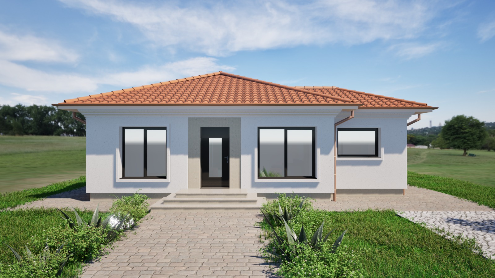 Casa 4 camere, 105 mp, Teren 353 mp, Toate Utilitatile, Zona Micesti - Alba Iulia