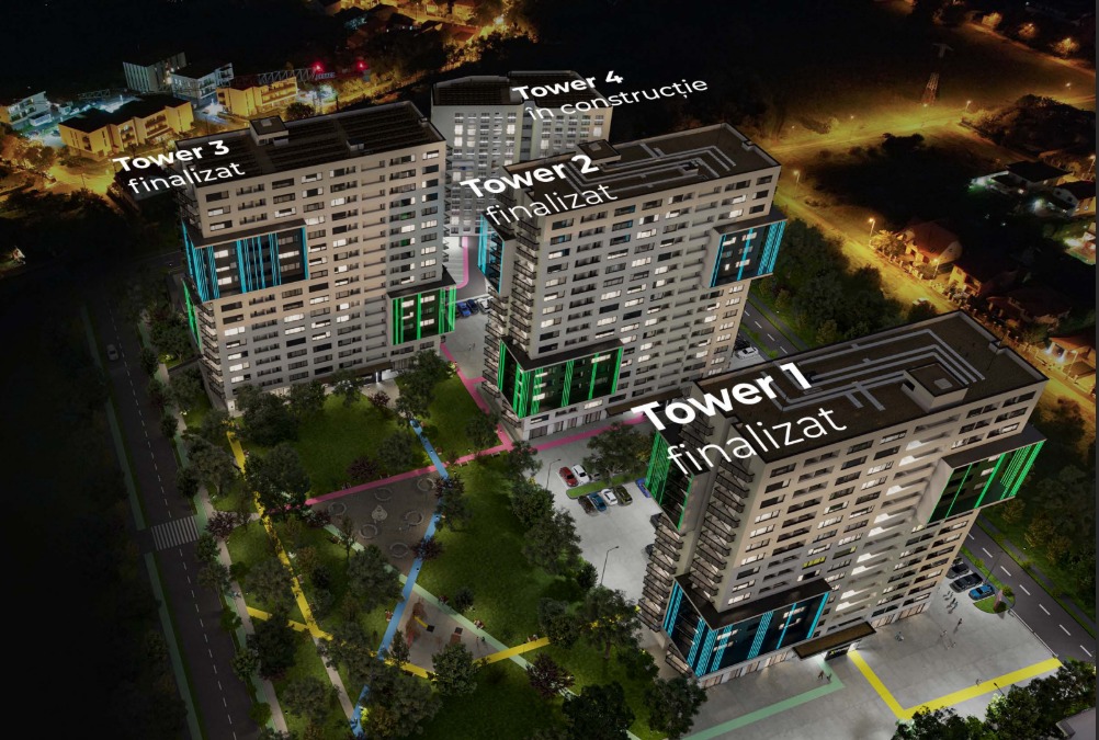 Apartament cu 3 camere și parcare subterană | XCity Timișoara