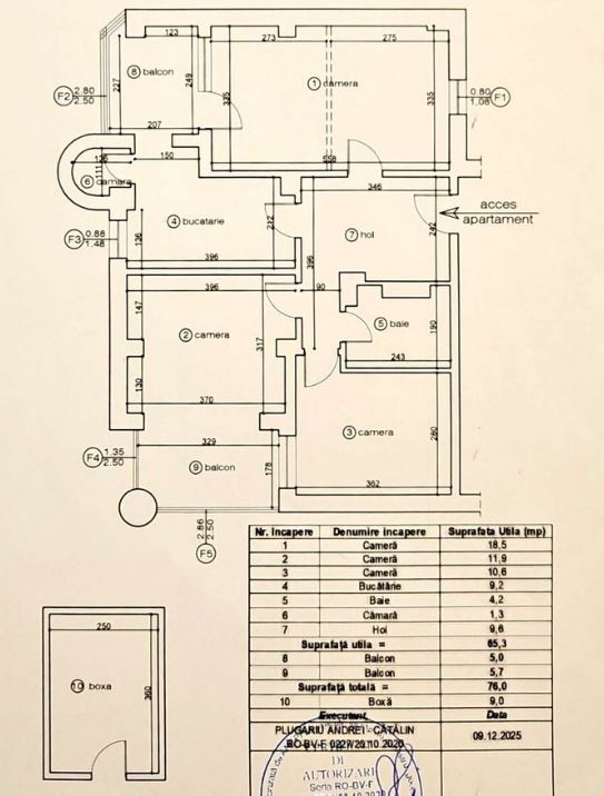 Zona Afi-Camera de comert apartament 3 camere etaj 1 - foto 4