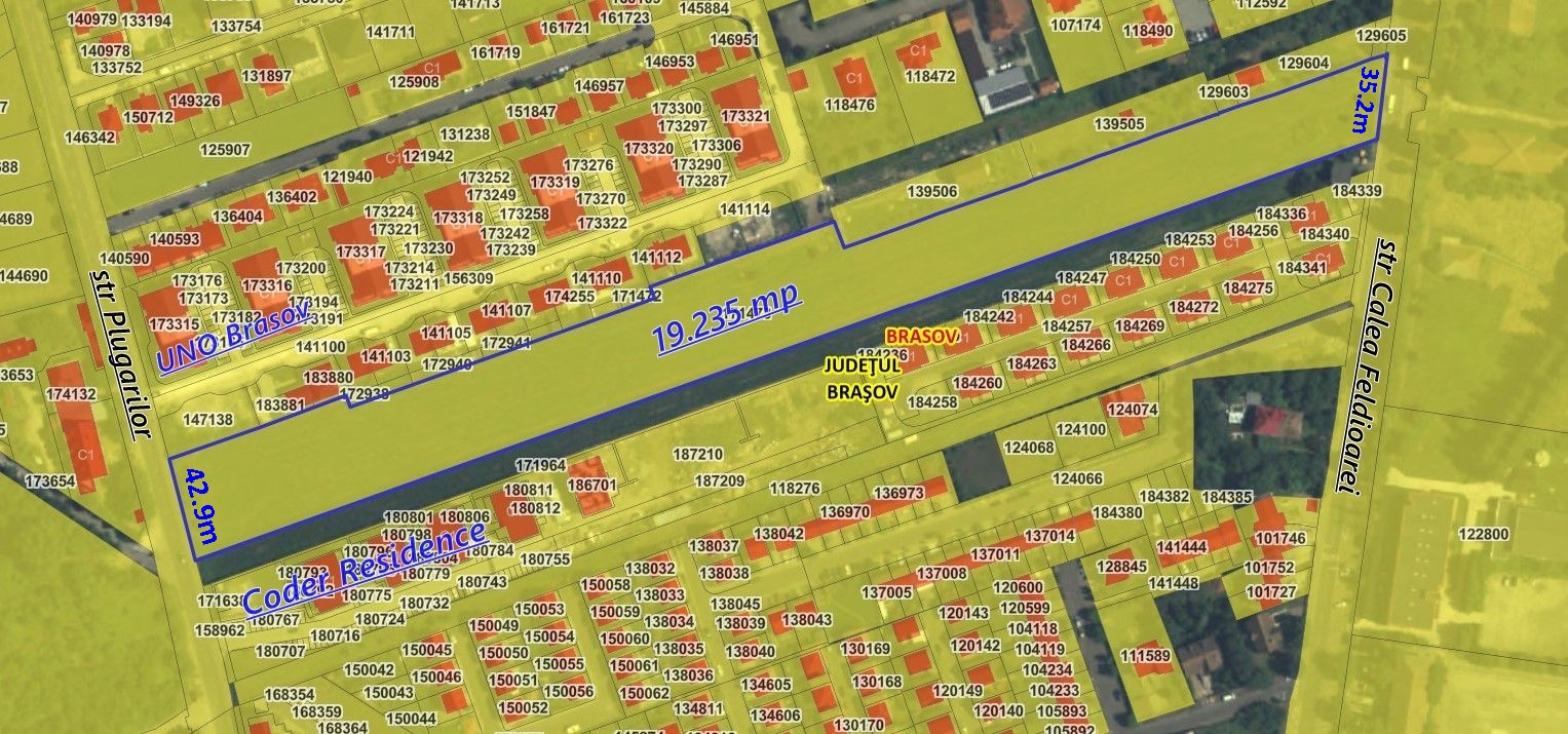 Oportunitate pentru dezvoltare imobiliara teren 19235mp in Brasov - foto 2
