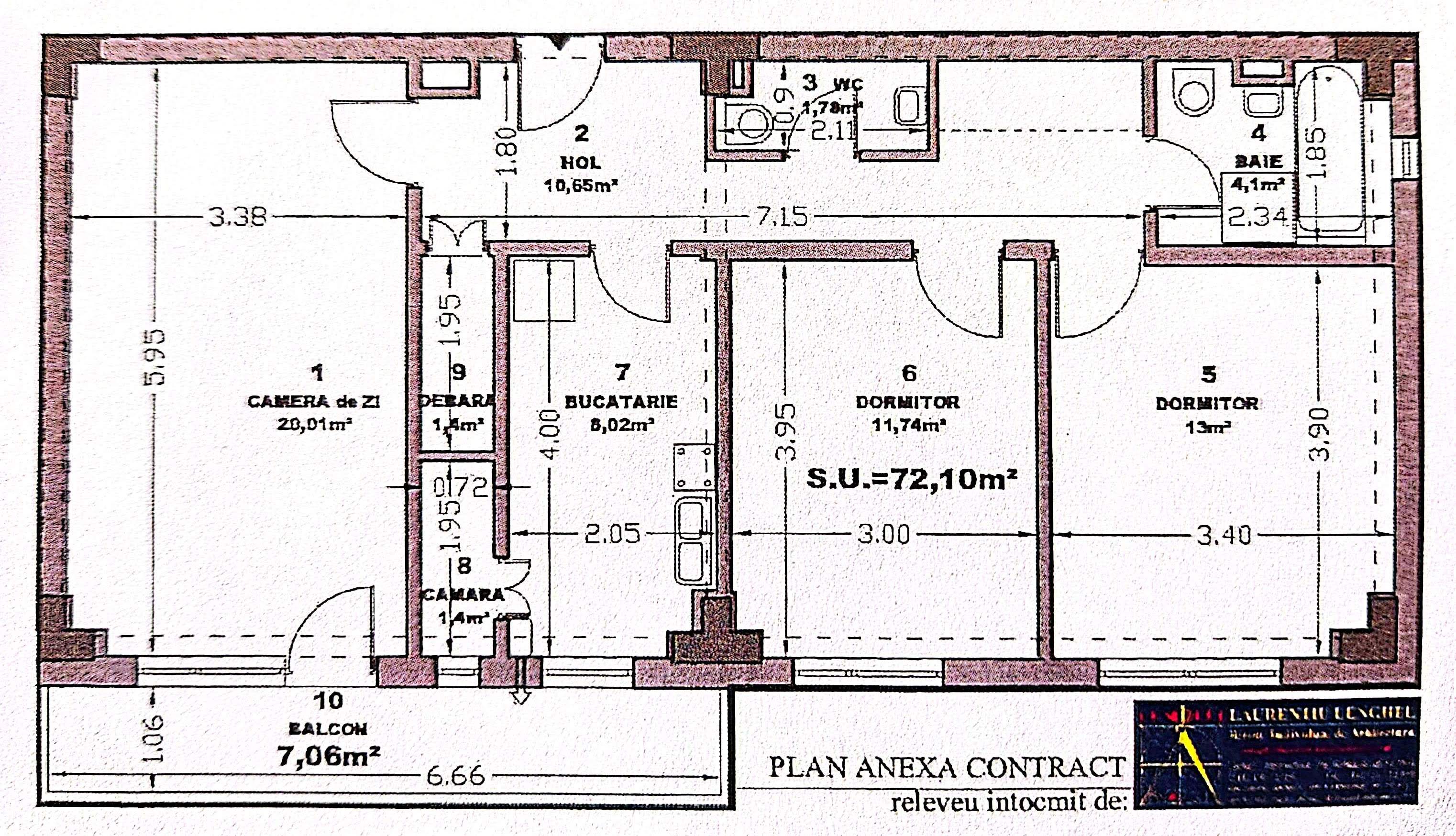 3 camere în Scriitorilor – spațiu generos, poziție excelentă, potențial ridicat - foto 3